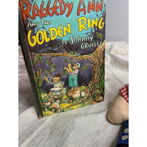 Vintage Knickerbocker raggedy Ann doll and book - Picture 9 of 10